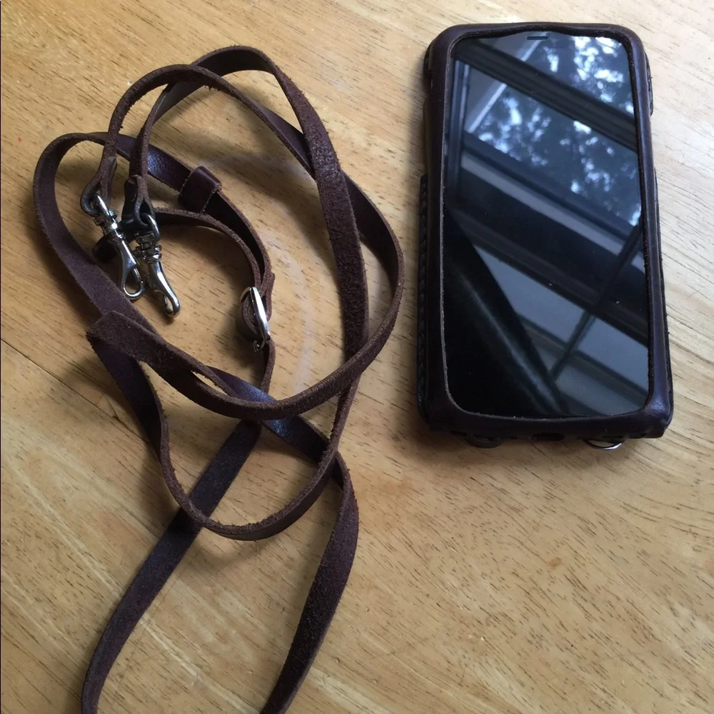 Leather phone case for iPhone 11 in pre-owned condition